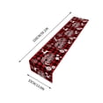 thumbnail image 3 of Nkmbld Farmhouse Table Cover Christmas Table Flag Decorative Cloth Tablecloth Home Holiday Gift Placemat Long Doilies Table Cloth, Multicolor, 3 of 6