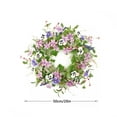 thumbnail image 3 of BMYJ Spring/Summer Front Door Wreath with Pansy Flowers & Lamb’s Ear Greenery, All-Season UV-Resistant Décor for Porches, Gates, Patios & Farmhouse Entryways, 3 of 8