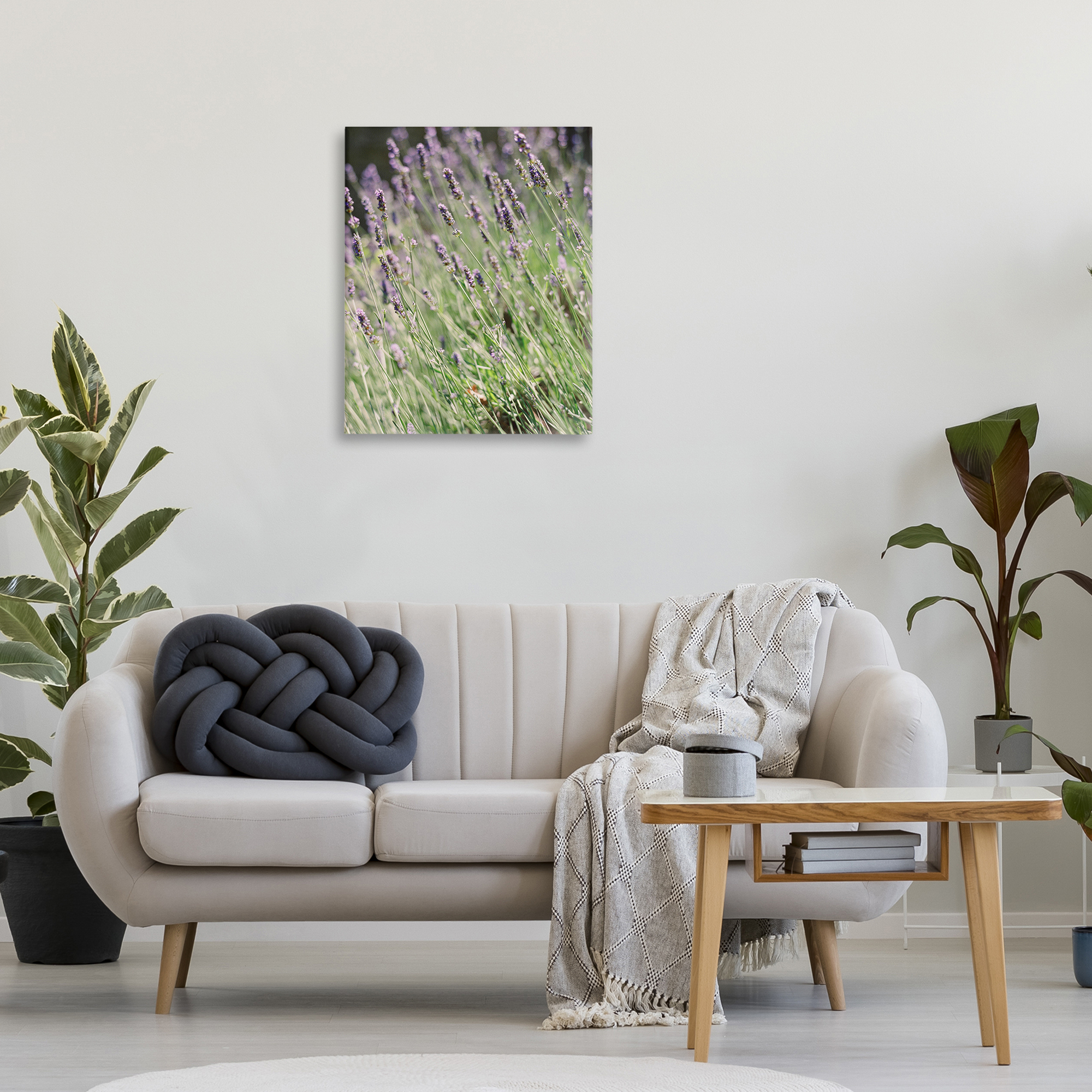 Stupell Industries Country Lilac Garden Botanical & Floral Photography Gallery Wrapped Canvas Art Print Wall Art, 24 x 30
