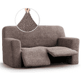 thumbnail image 2 of 2024 Recliner Loveseat Slipcover - Solid Light Grey - 2 Seater Recliner Cover, 2 of 7
