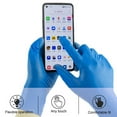 thumbnail image 3 of 100pack Blue Nitrile Medical Eaxm Gloves for Healthcare Food Cooking Cleaning Multipurpose Latex & Powder Free 3mil, 3 of 8