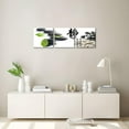 thumbnail image 6 of Small Size Traditional Chinese Painting of Zen Stones Canvas Prints 3 Panels Chinese Calligraphy Art Paintings Wall Art Poem Print Painting Framed 16x16inches 3pcs/set, 6 of 6
