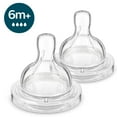 thumbnail image 1 of Philips Avent Anti-colic Baby Bottle Flow 4 Nipple, 2 pack, SCY764/02, 1 of 2