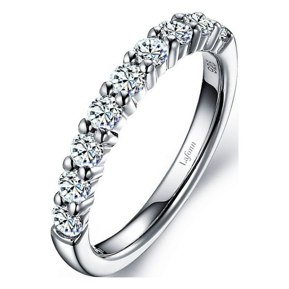 Lafonn Classic Sterling Silver Platinum Plated Simulated Diamond Rings (0.75 CTTW)