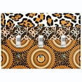 thumbnail image 1 of Metal Light Switch Plate Cover Colorful Safari African Tribal Art Pattern SFR042, 1 of 13