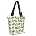 thumbnail image 2 of Fotbe Cartoon Turtles Pattern Beach Tote,Shoulder Handbag,Spacious Tote Bag,Lightweight Travel Bag,Versatile Shopping Bag, 2 of 9