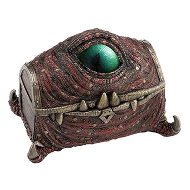 Veronese Design WU76860A4 Mimic Chest Dragon Eye Trinket Box