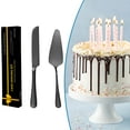 thumbnail image 3 of Lilixerw Clearance Cake Cutting Set for Wedding,Elegant Cake Knife and Server Set,with Thickened Stainless Steel and Rounded Edges,for Birthday Anniversary Christmas Gift, 3 of 3