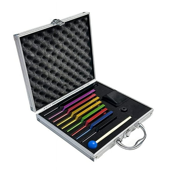 9 Tuning Forks for Healing, Sound Body Retention with Aluminum Gift Box, Fork Set