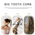 thumbnail image 3 of CIMAXIC Wide Tooth Comb for Daily Use Assorted Color Acetate Sheet Material Sturdy and Lightweight 2 Pack,6.3"X1.18"X0.2", 3 of 5