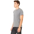 thumbnail image 3 of BELLA+CANVAS T-Shirt Jersey Unisexe à Manches Courtes, 2TG, Gris Chiné Foncé, 3 of 5