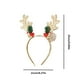 thumbnail image 3 of Oioii Christmas Headbands Party Favors Decoration Supplies Xmas Gifts Photo Booth Xmas Tree Snowman Reindeer Antlers Santa Hat, 3 of 6