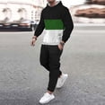 thumbnail image 2 of HCNTES Men's s 5 Piece Hoodie Jogger Pants Sweatsuit SetÃ¯Â¼ÂV,XL), 2 of 4