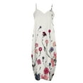 thumbnail image 5 of Maxi vestidos de mujer verano casual cuello en V sin mangas vacaciones playa bolsillos vestido largo Fridja hjkh6242, 5 of 5