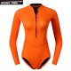 thumbnail image 3 of Traje de buceo de neopreno para mujer de 2 mm, traje de baño de manga larga rosa, traje de baño coreano para mujer, traje de esnórquel, 3 of 5