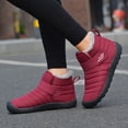 thumbnail image 4 of AUXDIQ Winter Boots Mens Womens Ankle Walking Boots Warm Fur Lined Booties Outdoor Snow Boots, 4 of 5
