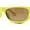 Lime Green - Brown, variant on 90s Styling Sport Wrap Runway Trend Plastic Sunglasses All Black
