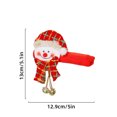 thumbnail image 3 of Decoración Navideña Dibujos Animados Papá Noel con Campanas Guantes para Manija de Puerta Manija de Habitación Cubierta Protectora para Evitar Colisiones, 3 of 6