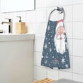 thumbnail image 3 of Yayeee 100% Cotton Hand Towels for Bathroom 16" x 28" Soft Absorbent Kitchen Towel, Christmas Santa, 3 of 7