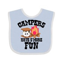 Inktastic Campers Have Smore Fun Boys or Girls Baby Bib