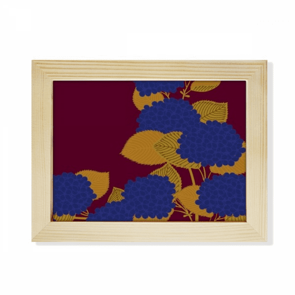 painting japanese culture flower blue desktop photo frame picture art decoration painting 6x8 inch