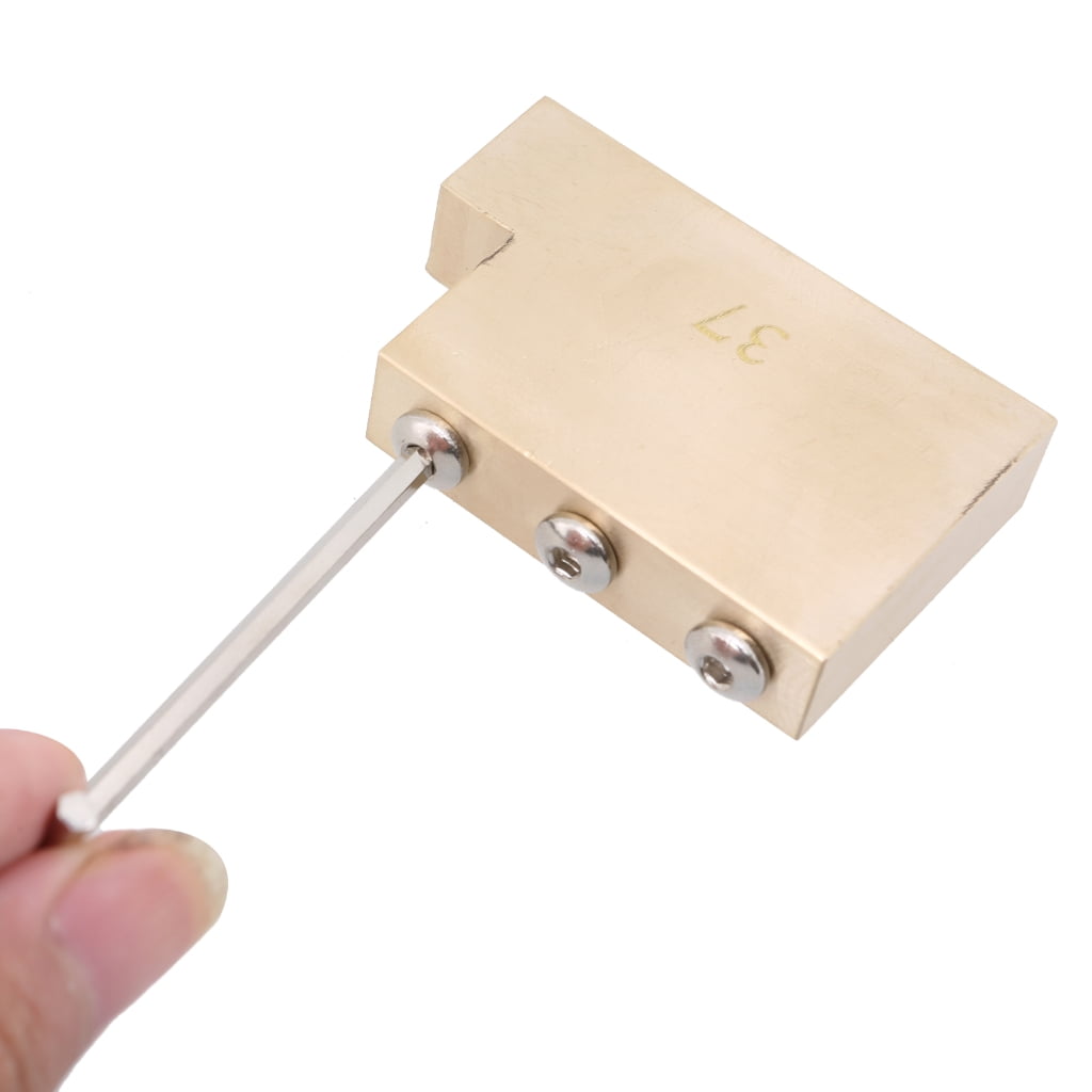Brass Tremolo Block for Standard Styles Locking Tremolo Bridge Electric Guitar, 32/34/37/42mm Tall Tremolo Block