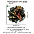 thumbnail image 3 of EUDIDV Home Decor Accents Broken Wall Dinosaur Wall Sticker Ground Background Wall Decoration Sticker Home Decor Clearance Accents, 3 of 7