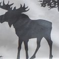 thumbnail image 1 of 4-Piece Lodge Printed Ultra-Soft Microfiber Sheet Set. Beautiful Patterns Drawn from Nature, Comfortable, All-Season Bed Sheets. (King, Moose), 1 of 6