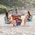 thumbnail image 2 of Zimtown 2 Pack Lawn Chair Folding Web Set Beach Chair Camping Chair Blue, 2 of 11