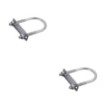 thumbnail image 1 of Eigraketly Pernos de abrazadera en forma de U de acero inoxidable M8, pieza de repuesto, pernos en U, accesorio de mantenimiento para reparación M8x27x75 2piezas, 1 of 6