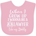 thumbnail image 3 of Inktastic Future Lawyer Like Daddy Boys or Girls Baby Bib, 3 of 4