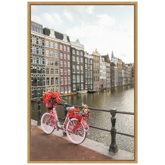 Amanti Art Amsterdam Framed Canvas Wall Art Print
