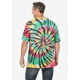thumbnail image 2 of KingSize Men's Big & Tall Lightweight Tie-Dye Crewneck Tee, 2 of 3