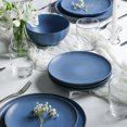 thumbnail image 4 of Stone Lain Rio 32-Piece Dinnerware Set Stoneware, Includes Glassware, Service for 8, Blue, 4 of 6