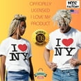 thumbnail image 3 of I Love NY Men's Unisex Tee Officially Licensed T-Shirt, 3 of 5