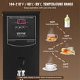 thumbnail image 3 of Bouilloire Commerciale 15L Distributeur d'Eau Chaude Électrique en Acier Inoxydable, 3 of 7