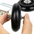 thumbnail image 3 of Ensemble de Roues de Remplacement 2 Pcs pour Rouleaux à Bagages, 7024 mm, Noir, 3 of 5