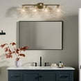 thumbnail image 2 of Kichler 55217CPZWTR Marant 4 Light 33" Wide Vanity Light - Bronze, 2 of 7