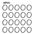 thumbnail image 1 of Bgsha 10/20 Pcs Bagues de Remplacement / Rondelles en Caoutchouc pour Écrou d'Haltère spinlock 1 Pouces, 1 of 9