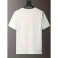 thumbnail image 4 of Casual Short Sleeve Crew Neck Faith Over Fear Print T-shirt - Men's Summer Outdoor Clothing, 4 of 10