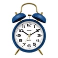 thumbnail image 1 of Reloj despertador Sharp Twin Bell Loud, color azul marino mate, funciona con pilas, 1 of 6