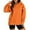 Orange, variant on Itsame Lightweight Hoodies for Women Hood Sweatshirts Pullover Crew Neck Pocket Solid Color Long Sleeve Sportswear Pink Size 2XL