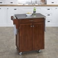thumbnail image 2 of Homestyles Cuisine Cart Wood Kitchen Cart in Brown, 2 of 2
