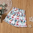 thumbnail image 6 of Boys Girls Two Piece Outfits Toddler Baby Kids Girls Summer Strap Floral Shorts Clothes Suit Summer Outfits for Girls Boys, 6 of 9