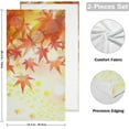 thumbnail image 2 of Maple Autumn Orange Hand Towels, Fall Musical Notation Kitchen Towel Ultra Soft and Absorbent,Decorative Fingertip Face Towel for Bathroom Hotel, 2 PCS, 28.3"x 14.4", 2 of 6