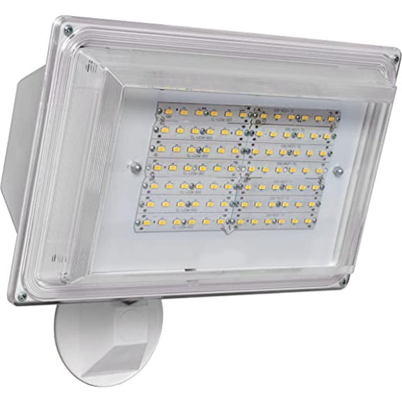 42W LED Security Light with Photocell Sensor 120V White Finish Amax Lighting LED-SL42WH