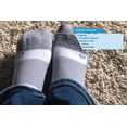 thumbnail image 3 of OrthoSleeve Wellness Compression Socks No Show Neuropathy Socks for Foot Pain, White/Small, 3 of 7