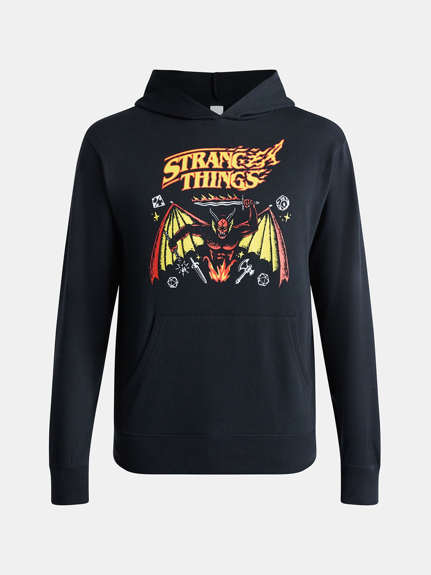 Netflix Stranger Things Men's and Big Men's Hellfire Graphic Hoodie, Sizes XS-3XL