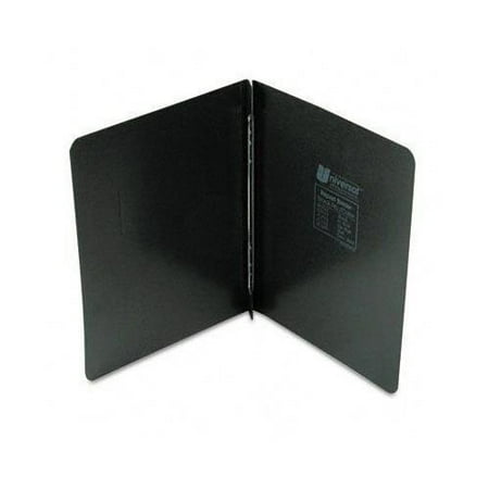 Pressboard Report Cover, Prong Clip, Letter, 3" Capacity, Black