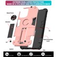 thumbnail image 2 of For iPhone 12 Pro (Camera Punch) Motor Magnetic Ring Kickstand Hybrid Case Cover - Rose Gold, 2 of 6
